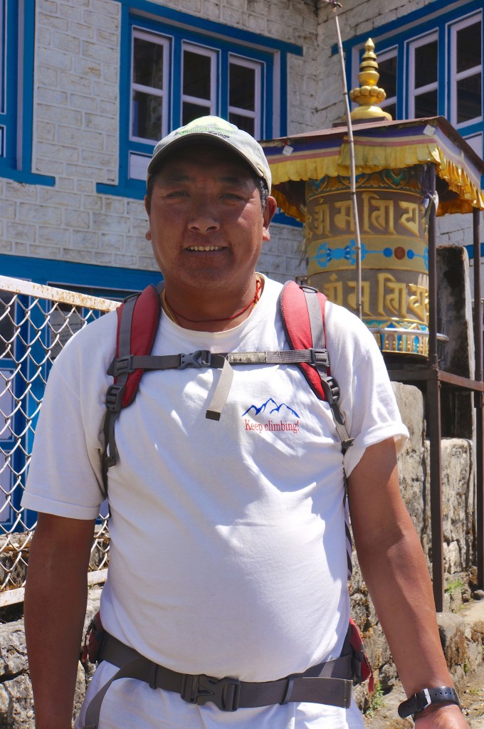Phinjo is a very accomplished Himalayan mountain guide, and we are excited to get to climb with him.