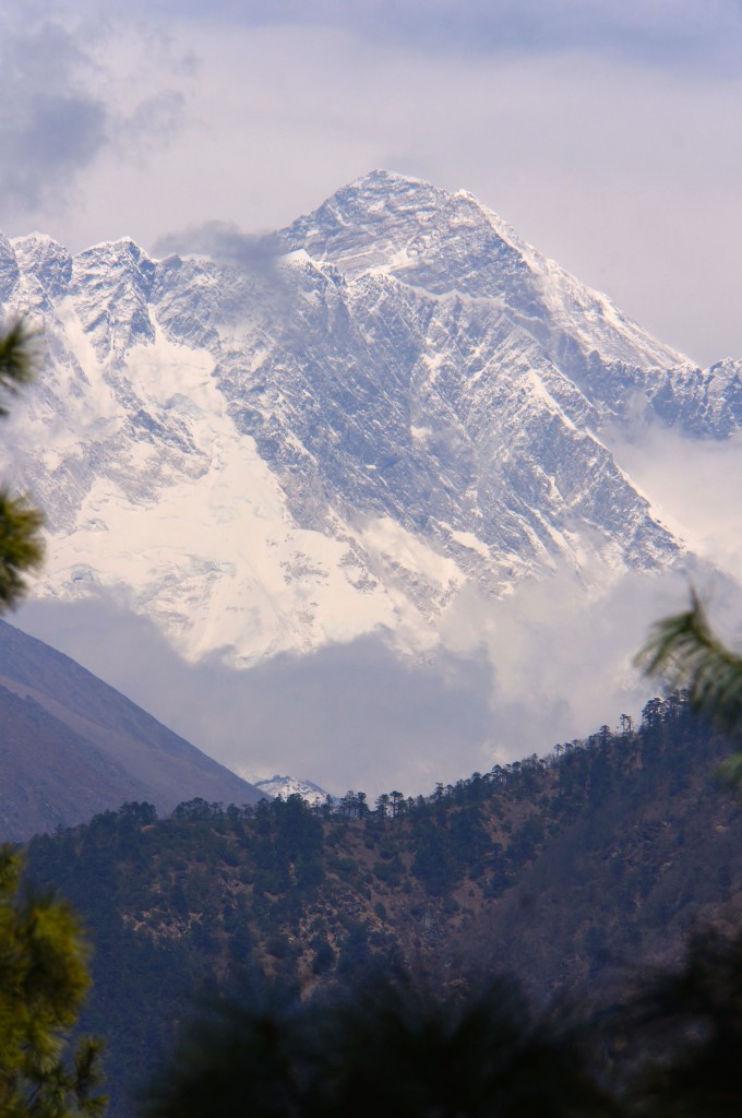Seen from the trail to Namche.  Tall, cold, and beautiful.