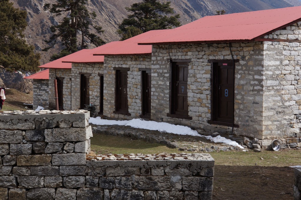 Guest quarters at the perimeter of the monastery.