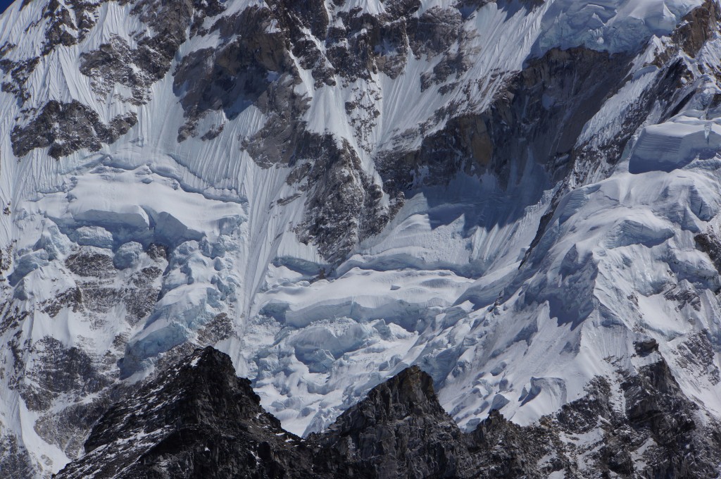 Closeup of some of the ice on Nuptse.  This is impressive.