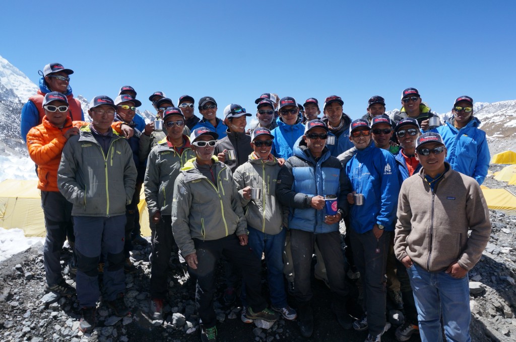 Our amazing team of Sherpas!  (Photo: Justin Merle)