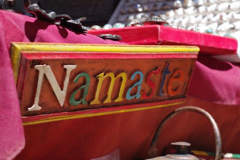 A hearty welcome at Namche. (Photo: Kim Hess)