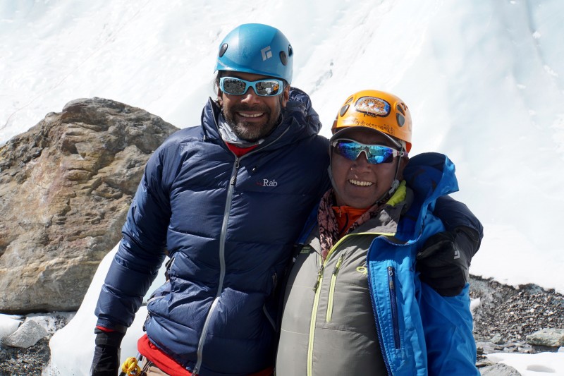 Siva and Phinjo Sherpa, our trusted guide from last season.