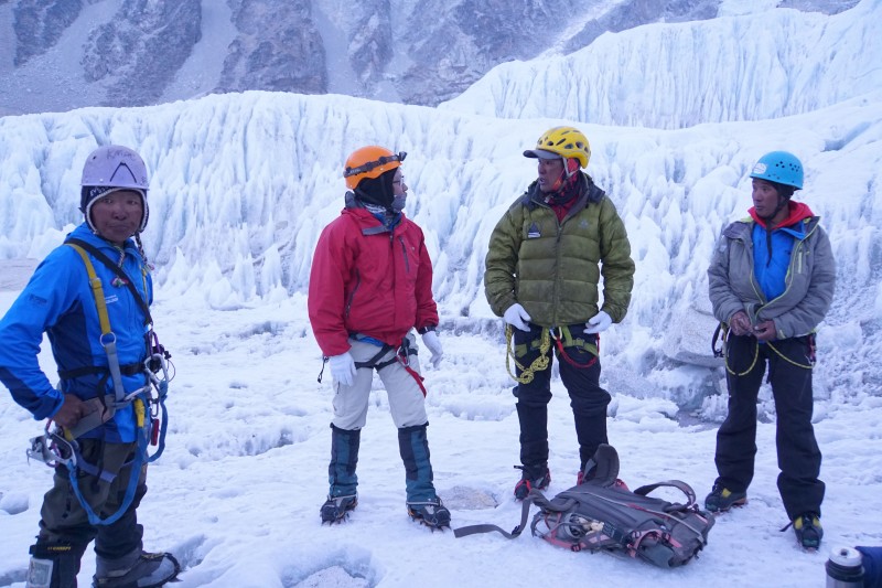 Some of our amazing Sherpa team mates: Ang Pemba, Mingma Dorjee, Pemba Gyalzen, and Pasang Kami.