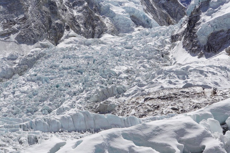 The Khumbu Icefall, our target for tonight.